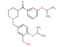 {1-[3-(hydroxymethyl)-4-isopropoxybenzyl]-3-piperidinyl}(3-isopropoxyphenyl)methanone