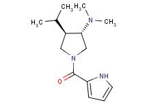 (3S*,4R*)-4-isopropyl-N,N-dimethyl-1-(1H-pyrrol-2-ylcarbonyl)-3-pyrrolidinamine