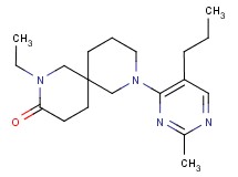 2-ethyl-8-(2-methyl-5-propyl-4-pyrimidinyl)-2,8-diazaspiro[5.5]undecan-3-one