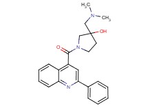 3-[(dimethylamino)methyl]-1-[(2-phenyl-4-quinolinyl)carbonyl]-3-pyrrolidinol