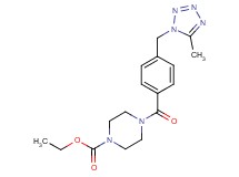 ethyl 4-{4-[(5-methyl-1H-tetrazol-1-yl)methyl]benzoyl}piperazine-1-carboxylate