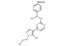 4-(5-methyl-1-propyl-1H-pyrazol-4-yl)-N-[(1R)-1-phenylethyl]pyrimidin-2-amine