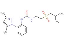 N-[2-(3,5-dimethyl-1H-pyrazol-1-yl)phenyl]-N'-[2-(isobutylsulfonyl)ethyl]urea