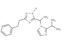 5-[1-(2-isopropyl-1H-imidazol-1-yl)ethyl]-3-(2-phenylethyl)-1H-1,2,4-triazole