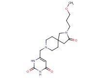 6-{[2-(3-methoxypropyl)-3-oxo-2,8-diazaspiro[4.5]dec-8-yl]methyl}-2,4(1H,3H)-pyrimidinedione