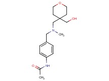 N-(4-{[{[4-(hydroxymethyl)tetrahydro-2H-pyran-4-yl]methyl}(methyl)amino]methyl}phenyl)acetamide