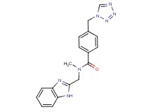 N-(1H-benzimidazol-2-ylmethyl)-N-methyl-4-(1H-tetrazol-1-ylmethyl)benzamide