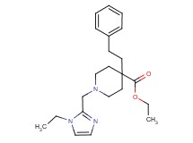 ethyl 1-[(1-ethyl-1H-imidazol-2-yl)methyl]-4-(2-phenylethyl)-4-piperidinecarboxylate