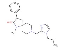 1-methyl-3-phenyl-8-[(1-propyl-1H-imidazol-2-yl)methyl]-1,8-diazaspiro[4.5]decan-2-one