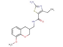 2-amino-4-ethyl-N-[(8-methoxy-3,4-dihydro-2H-chromen-3-yl)methyl]-1,3-thiazole-5-carboxamide