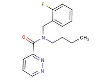 N-butyl-N-(2-fluorobenzyl)pyridazine-3-carboxamide
