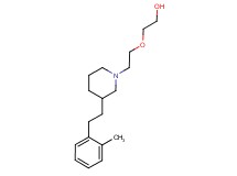 2-(2-{3-[2-(2-methylphenyl)ethyl]-1-piperidinyl}ethoxy)ethanol