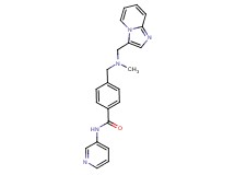 4-{[(imidazo[1,2-a]pyridin-3-ylmethyl)(methyl)amino]methyl}-N-pyridin-3-ylbenzamide