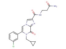 N-(3-amino-3-oxopropyl)-6-(3-chlorophenyl)-7-(cyclopropylmethyl)-8-oxo-7,8-dihydroimidazo[1,2-a]pyrazine-2-carboxamide