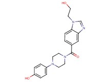 4-(4-{[1-(2-hydroxyethyl)-1H-benzimidazol-5-yl]carbonyl}piperazin-1-yl)phenol
