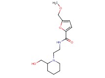 N-{2-[2-(hydroxymethyl)piperidin-1-yl]ethyl}-5-(methoxymethyl)-2-furamide