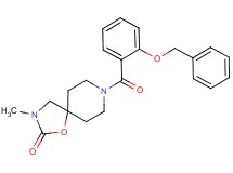 8-[2-(benzyloxy)benzoyl]-3-methyl-1-oxa-3,8-diazaspiro[4.5]decan-2-one