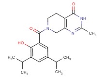 7-(2-hydroxy-3,5-diisopropylbenzoyl)-2-methyl-5,6,7,8-tetrahydropyrido[3,4-d]pyrimidin-4(3H)-one