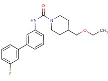 4-(ethoxymethyl)-N-(3'-fluorobiphenyl-3-yl)piperidine-1-carboxamide