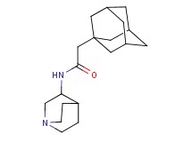 2-(1-adamantyl)-N-1-azabicyclo[2.2.2]oct-3-ylacetamide
