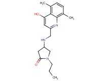 4-{[(4-hydroxy-5,8-dimethylquinolin-2-yl)methyl]amino}-1-propylpyrrolidin-2-one