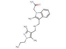 2-[3-({[(3,5-dimethyl-1-propyl-1H-pyrazol-4-yl)methyl]amino}methyl)-2-methyl-1H-indol-1-yl]acetamide