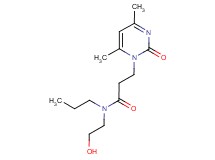 3-(4,6-dimethyl-2-oxopyrimidin-1(2H)-yl)-N-(2-hydroxyethyl)-N-propylpropanamide