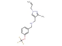 1-(1-allyl-3-methyl-1H-pyrazol-4-yl)-N-[3-(trifluoromethoxy)benzyl]methanamine