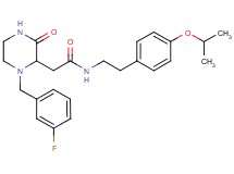 2-[1-(3-fluorobenzyl)-3-oxo-2-piperazinyl]-N-[2-(4-isopropoxyphenyl)ethyl]acetamide