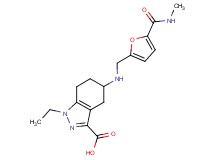 1-ethyl-5-[({5-[(methylamino)carbonyl]-2-furyl}methyl)amino]-4,5,6,7-tetrahydro-1H-indazole-3-carboxylic acid