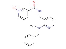 N-({2-[benzyl(methyl)amino]-3-pyridinyl}methyl)nicotinamide 1-oxide