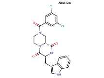 (3S,9aR)-8-(3,5-dichlorobenzoyl)-3-(1H-indol-3-ylmethyl)tetrahydro-2H-pyrazino[1,2-a]pyrazine-1,4(3H,6H)-dione