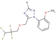 1-(2-methoxyphenyl)-5-[(2,2,3,3-tetrafluoropropoxy)methyl]-1H-1,2,4-triazole