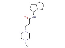 3-(4-methylpiperazin-1-yl)-N-[(1S*,3aS*,6aS*)-octahydropentalen-1-yl]propanamide