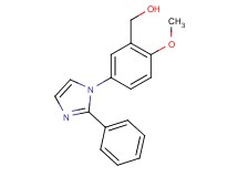 [2-methoxy-5-(2-phenyl-1H-imidazol-1-yl)phenyl]methanol