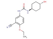 N-(3-cyano-4-ethoxyphenyl)-N'-(trans-4-hydroxycyclohexyl)urea