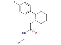 N-ethyl-2-[2-(4-fluorophenyl)-1-piperidinyl]acetamide