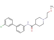 N-(3'-chlorobiphenyl-3-yl)-1-(2-methoxyethyl)piperidine-4-carboxamide