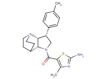 4-methyl-5-{[(3R*,3aR*,7aR*)-3-(4-methylphenyl)hexahydro-4,7-ethanopyrrolo[3,2-b]pyridin-1(2H)-yl]carbonyl}-1,3-thiazol-2-amine