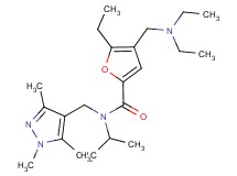 4-[(diethylamino)methyl]-5-ethyl-N-isopropyl-N-[(1,3,5-trimethyl-1H-pyrazol-4-yl)methyl]-2-furamide