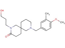 2-(3-hydroxypropyl)-8-(4-methoxy-3-methylbenzyl)-2,8-diazaspiro[5.5]undecan-3-one