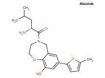 4-D-leucyl-7-(5-methyl-2-thienyl)-2,3,4,5-tetrahydro-1,4-benzoxazepin-9-ol hydrochloride