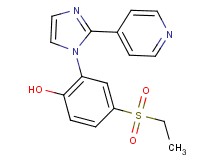 4-(ethylsulfonyl)-2-(2-pyridin-4-yl-1H-imidazol-1-yl)phenol