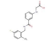 [(3-{[(5-fluoro-2-methylbenzyl)amino]carbonyl}phenyl)amino]acetic acid