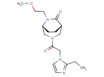 (1S*,5R*)-3-[(2-ethyl-1H-imidazol-1-yl)acetyl]-6-(2-methoxyethyl)-3,6-diazabicyclo[3.2.2]nonan-7-one