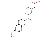[3-(6-methoxy-2-naphthoyl)piperidin-1-yl]acetic acid