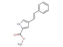 methyl 4-[(E)-2-phenylvinyl]-1H-pyrrole-2-carboxylate