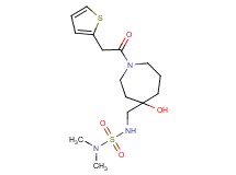 N'-{[4-hydroxy-1-(2-thienylacetyl)-4-azepanyl]methyl}-N,N-dimethylsulfamide