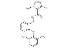 4-chloro-N-{[2-(2,6-dimethylphenoxy)pyridin-3-yl]methyl}-1-methyl-1H-pyrazole-5-carboxamide