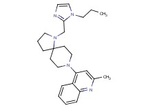 2-methyl-4-{1-[(1-propyl-1H-imidazol-2-yl)methyl]-1,8-diazaspiro[4.5]dec-8-yl}quinoline